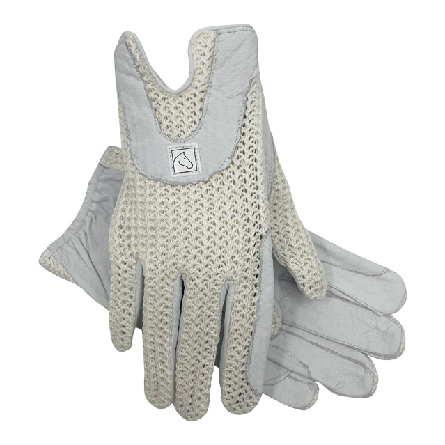 2550 SSG Lycrochet Horseshoe Gloves in White