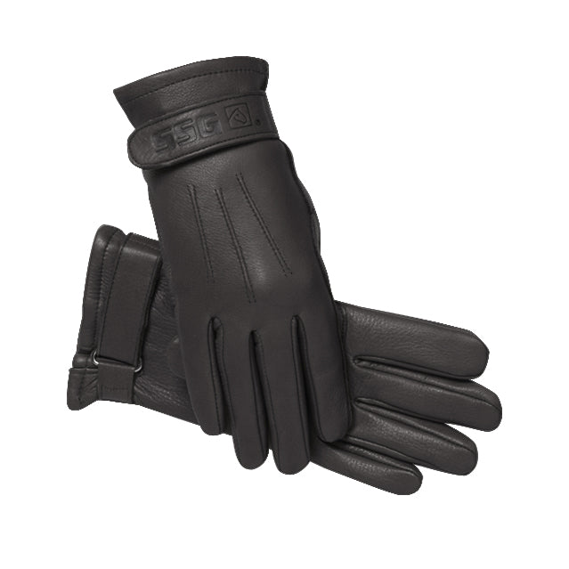 1800-SSG-Deerskin-Carriage-Trail-Roper-Black