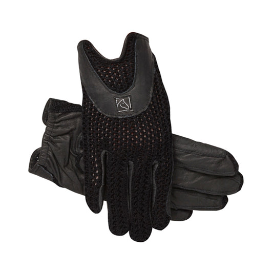 2550 SSG Lycrochet Horseshoe Back Glove in Black