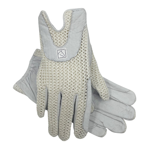 2550 Lycrochet Horseshoe - White